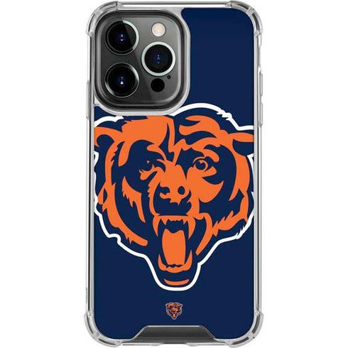 NFL Chicago Bears Large Logo iPhone 16 Pro Clear Case